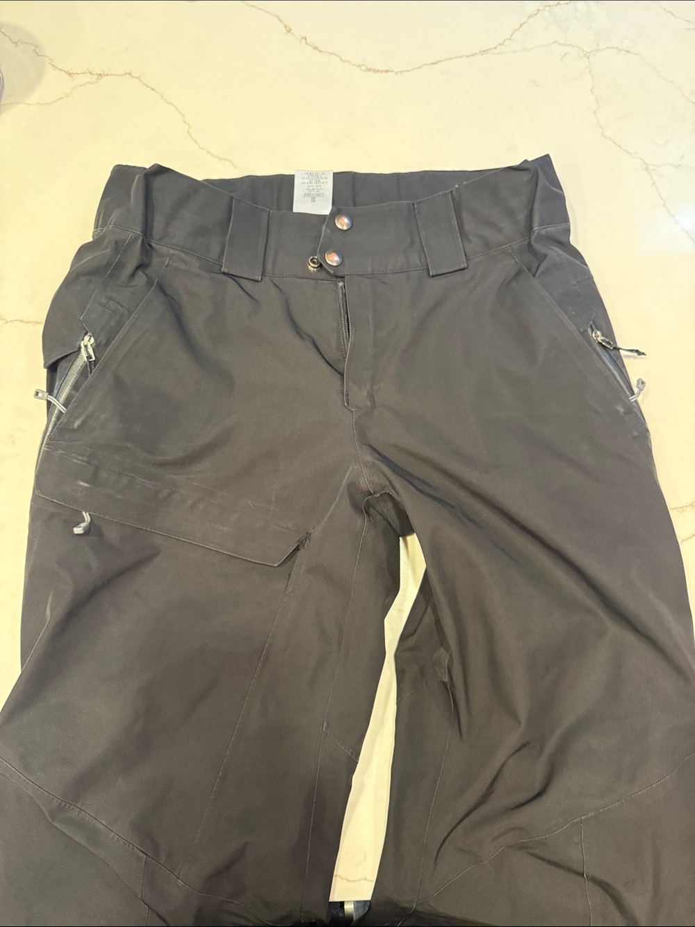 Patagonia Black Men's Snow Pants with Zip Pockets